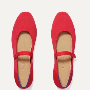 Never worn red, comfy Rothy’s